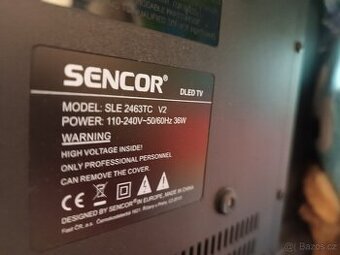 Ovladač Sencor k tv SLE 2463TC V2 - 1