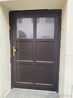 Nové vstupní dveře LEVÉ šíře 120cm SLEVA