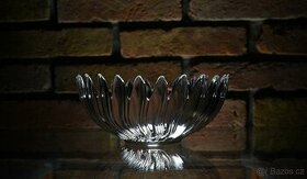 broušená mísa Bohemia glass