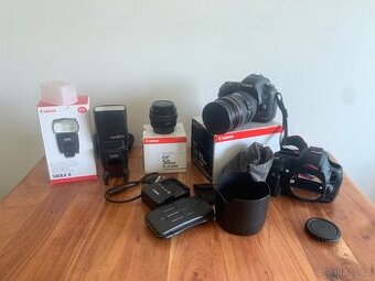 Canon 5D Mark III + 24-70mm f/2.8 L + 50mm f/1.4 + brašna –