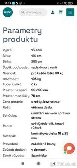 Patrová postel ardo - 1