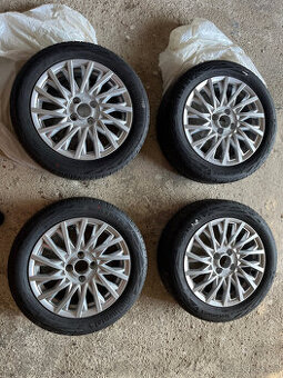 🛞 Nová sada ALU 15" Fiat 500 + Continental 185/55 R15 XL