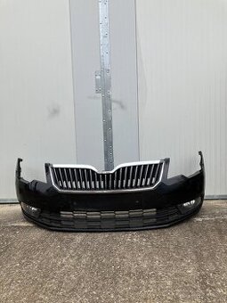predni naraznik skoda superb ii 13-15 cerny maska