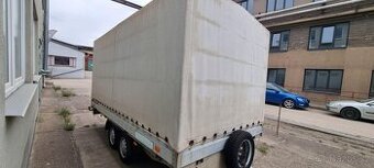 Bržděný plachtový přívěs GAPA 1600KG, 390x190cm
