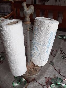 Retro  stojan  na papírové  ubrousky, věšáky