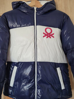 HOLČIČÍ ZIMNÍ BUNDA BENETTON vel.3XL 13-14let