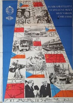 Plakát ČSSR A SSSR