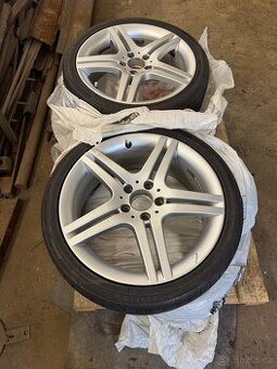 Prodám alu kola 4ks na MB 18" s pneu 225/45/18