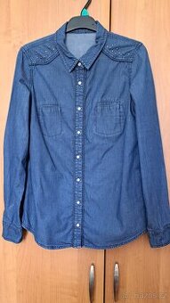 Dámská/dívčí riflová KOŠILE 36/38 Butik