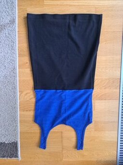 Černo-modré šaty, vel. S