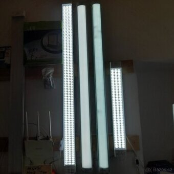 Led zářivky s čirým plexisklem 120 cm, 60 w, 9500 lm, 6500 K