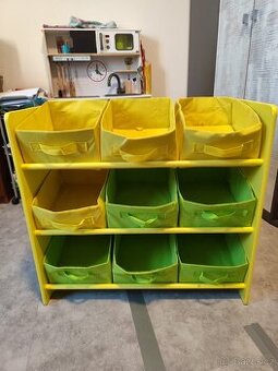 Dětský regál na hračky