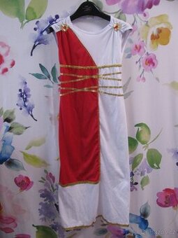 Krásný kostým - šaty Řecké Bohyně vel.134