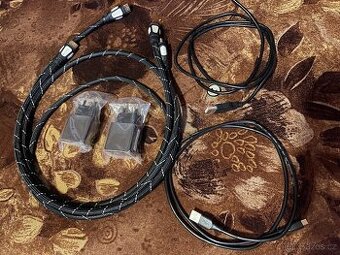 Nabíječka + USB kabel Vention pro PS4 ovladač + HDMI kabel