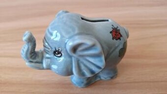 SLONÍK - KERAMICKÁ POKLADNIČKA