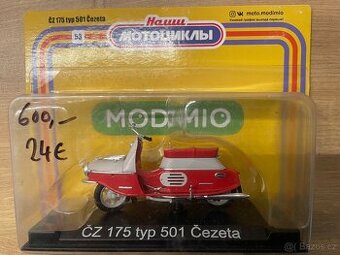 Model motorek Jawa Čz skútr 175 typ 501 skútr