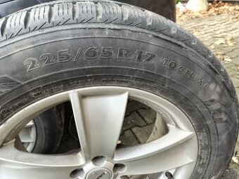 Prodám pneu+disky 225/65/17