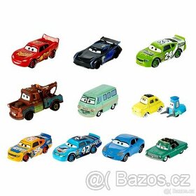 Disney Pixar Cars - kovová autíčka Mattel (11 ks) - NOVÉ