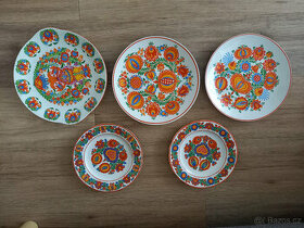 Chodské malované talíře 5 ks - 1