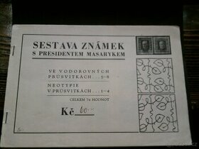 Album Sestava známek s presidentem Masarykem - 1