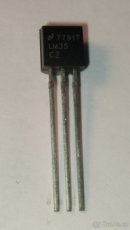 LM35CZ - Teplotní sensor Analogový, -40..110°C, TO-92