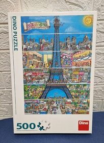 Dino Puzzle - Eiffelova věž, 500 dílků (nové)