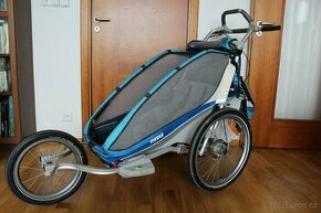 Thule Chariot CX1 s brzdou, jogging setem a miminkovníkem