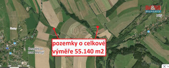Prodej pole, 55140 m², Machov - Nízká Srbská - 1