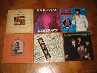 LP vinyly = Beatles, Elvis Presley, Genesis a další v seznam