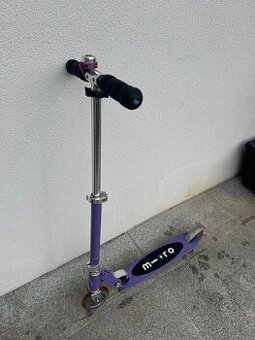 Detska koloběžka fialová a černá