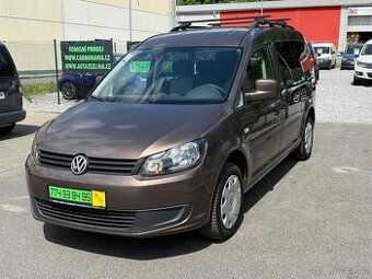 ► VW CADDY MAXI 2,0 TDI - 103 KW, 7 MÍST, PARK. SENZORY ◄