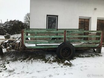 Prodám velkou plošinu za traktor, levně