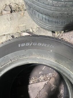 195/65 R15 Dvě nové letní gumy