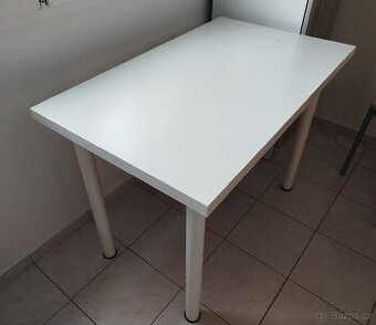 Bílý stůl Ikea Linnmon/Adils