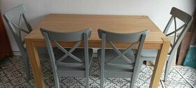 Šedé židle INGOLF IKEA 4 ks
