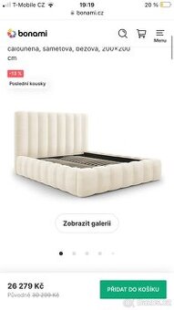 Postel 200x200, manželská postel, dvojlůžko