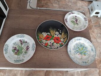Porcelánové talíře ručně malované