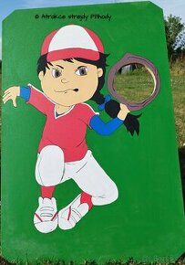 Deska s baseballistkou