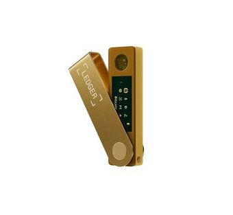 Ledger Nano X peněženka Cold crypto Hardware wallet gold