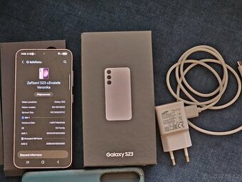 Samsung Galaxy S23 Super stav, v záruce s doklady