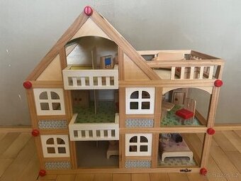 Domecek pro panenky s vybavenim - 1