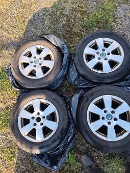 4x alu kola Octavia 2 195/65 R15 Letní