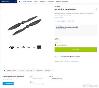DJI Mavic 4 Pro – náhradní vrtule (Propellers)