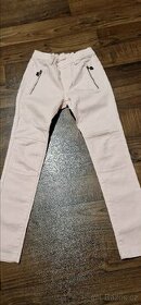 Růžové džeginy, vel. 128, Takko