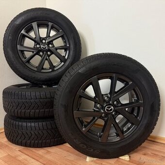MAZDA 6/CX-3 5x114,3 R16 ET45+ZIMNÍ 215/65R16 7/6mm