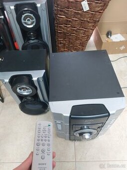 Hifi věž Sony HCD-RG100, 2 reproduktory, ovladač, 55 W