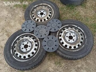 plechové disky 6Jx16H2 ET54 Matador 195/65/16C zimní