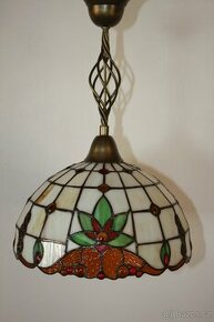 Vitrážový Tiffany lustr -nový