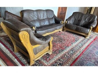 Kožená sedací souprava 3+2+1,3788