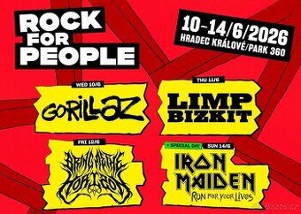 Rock For People 2026 - výměna: 5 dní za 4 dny